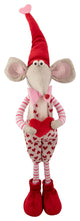 21" Standing Plush Boy Mouse Valentine's Day Figure