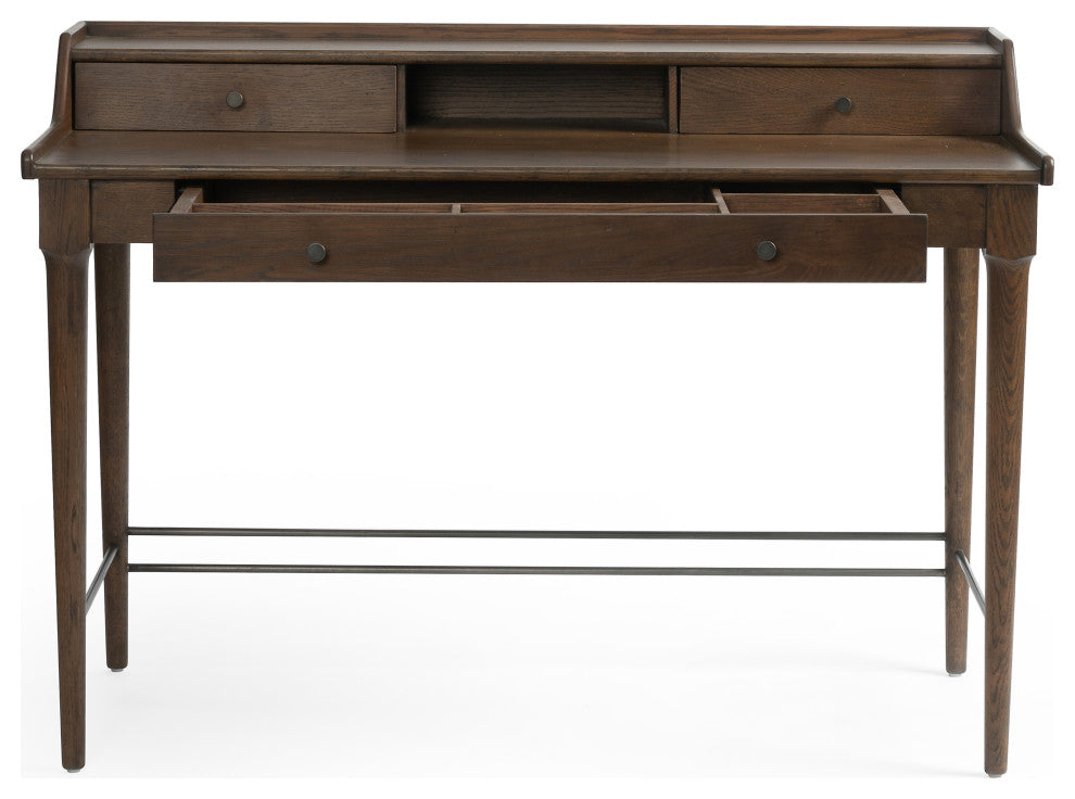 Moreau Writing Desk-Dark Toasted Oak