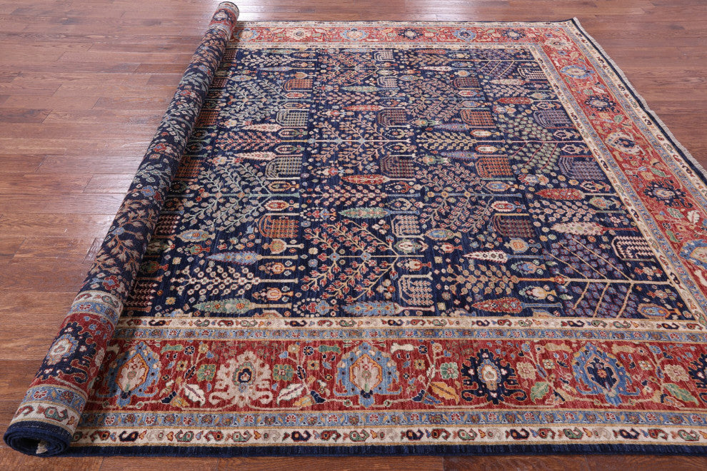 Persian Ziegler Hand Knotted Wool Rug 9' 3" X 11' 8" Q7793