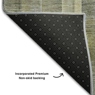 Premium Machine Washable Mayfield AMF534 Gray 2'6" x 3'10" Rug