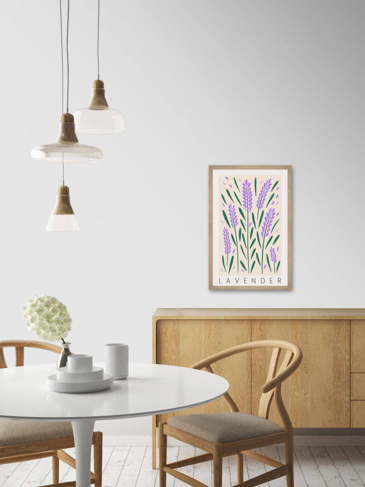 "Love Is Lavender" Framed Painting Print, 20x30