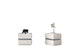 Modern Night Stand with Human Induction Atmosphere Lamp, Cream White, No Wireless Charging