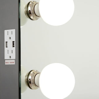 Hollywood Premiere Plus Vanity Mirror, Silver, Bluetooth