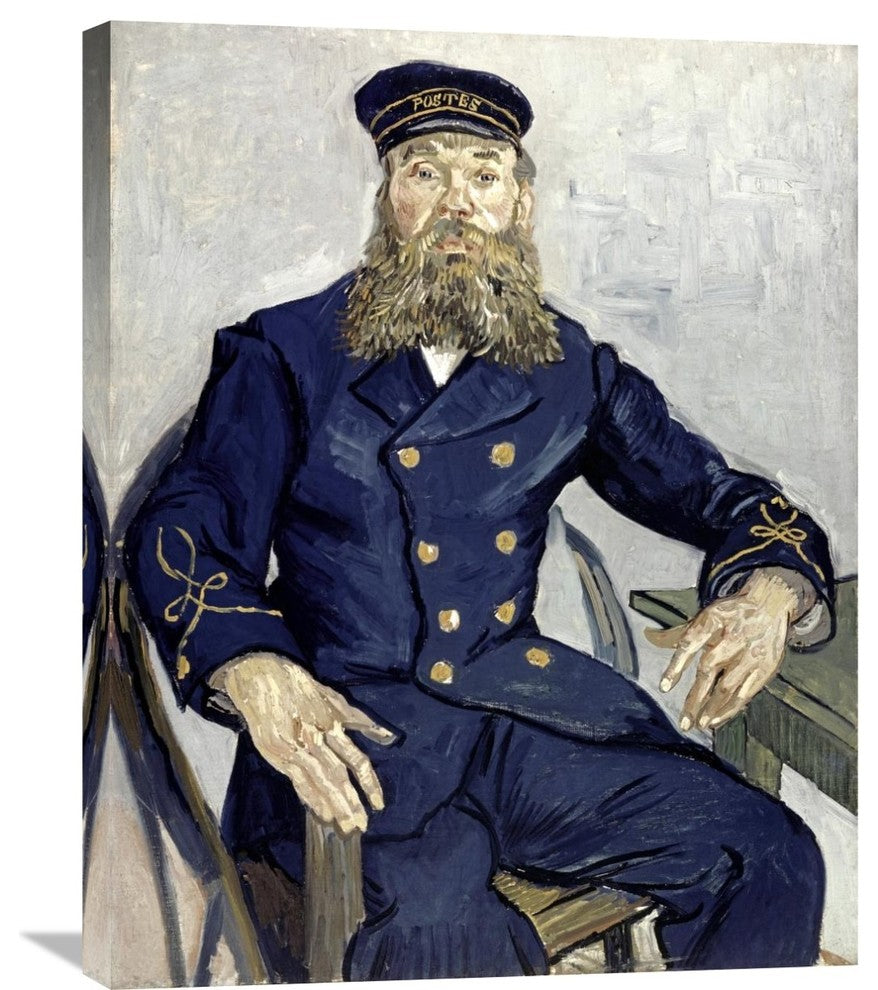 "Portrait of Joseph Roulin" Stretched Canvas Giclee by Vincent Van Gogh, 24"x30"