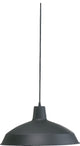 16" Pendant, Matte Black