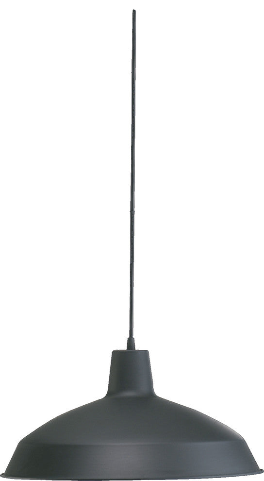 16" Pendant, Matte Black