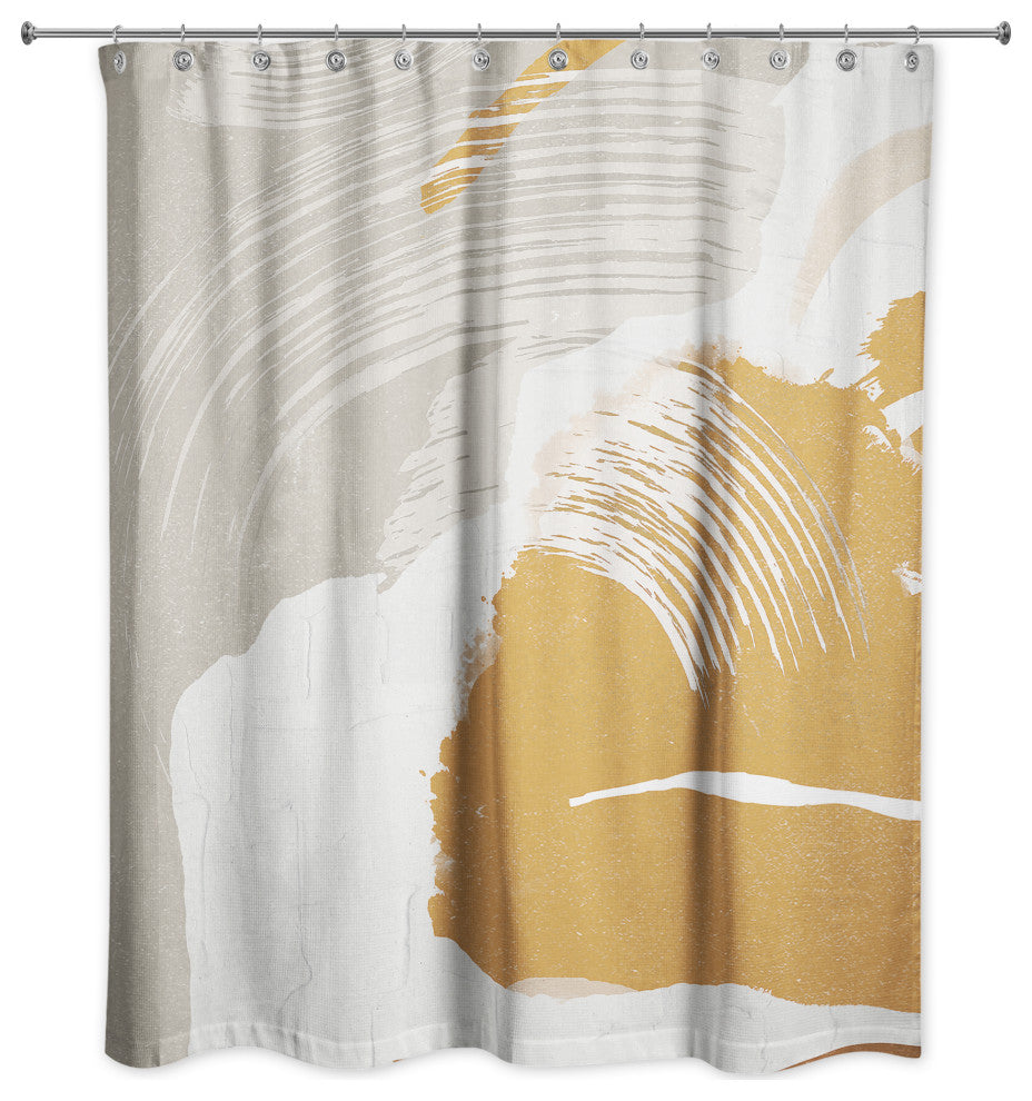 Fall Abstract 71x74 Shower Curtain