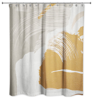 Fall Abstract 71x74 Shower Curtain