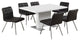 Dining Table, 35"x60" High Glossy White