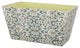 Benzara BM206718 Containers With Narrow Bottom, 3-Piece Set, Blue & Beige