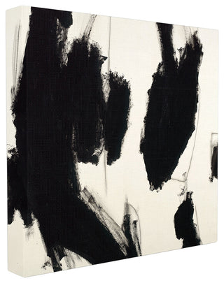 Black and White Patches Canvas, 16"x1.5"x20"
