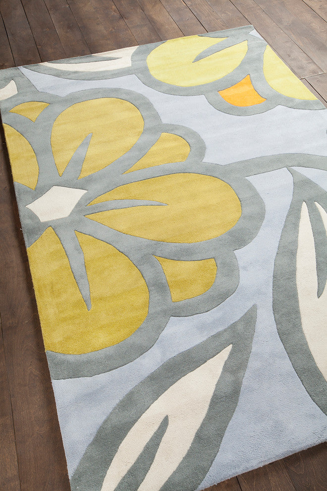 Inhabit Contemporary Area Rug, 5'x7'6"