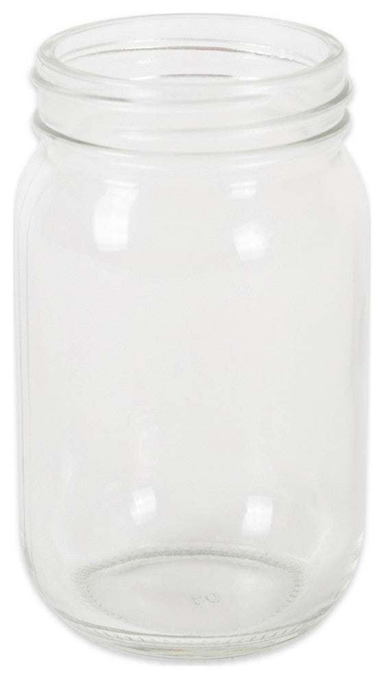 Antique White Flatware Caddy With Clear Jars