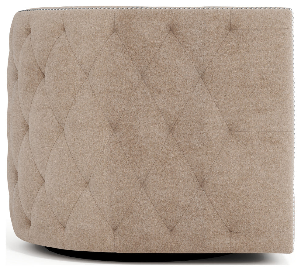 Bernhardt Palazzo Fabric Swivel Chair