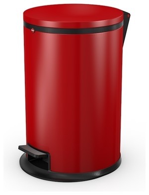 Hailo Pure Waste Bin  "M", Red