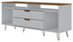 Rockefeller 63" TV Stand, Off White and Nature