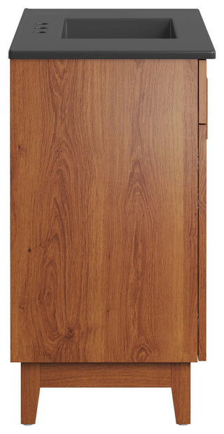 Miles 36" Bathroom Vanity - Black Walnut