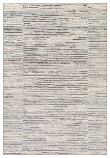 Surya Zermatt ZRT-2310 5'2"x7' Rug, Gray/Cream/Taupe/Charcoal