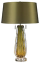 Modena 2-Light Table Lamp Green Green Fabric Shade
