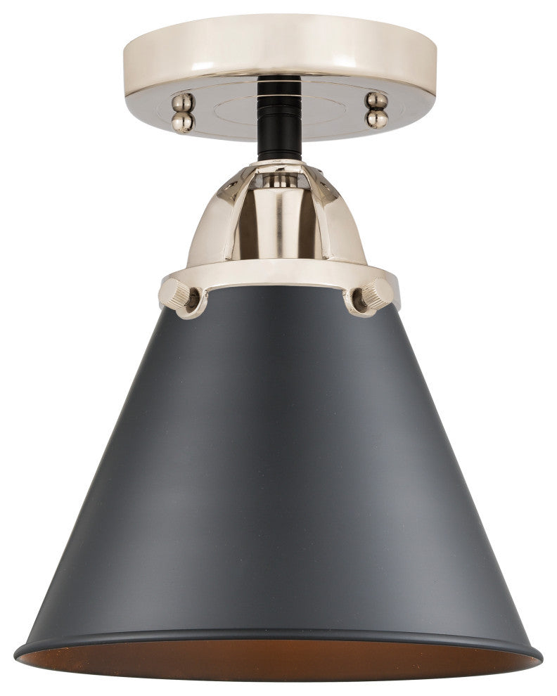 INNOVATIONS LIGHTING 288-1C-BPN-M13-BK-LED 1 Light 8 inch Semi-Flush Mount