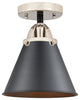 INNOVATIONS LIGHTING 288-1C-BPN-M13-BK-LED 1 Light 8 inch Semi-Flush Mount