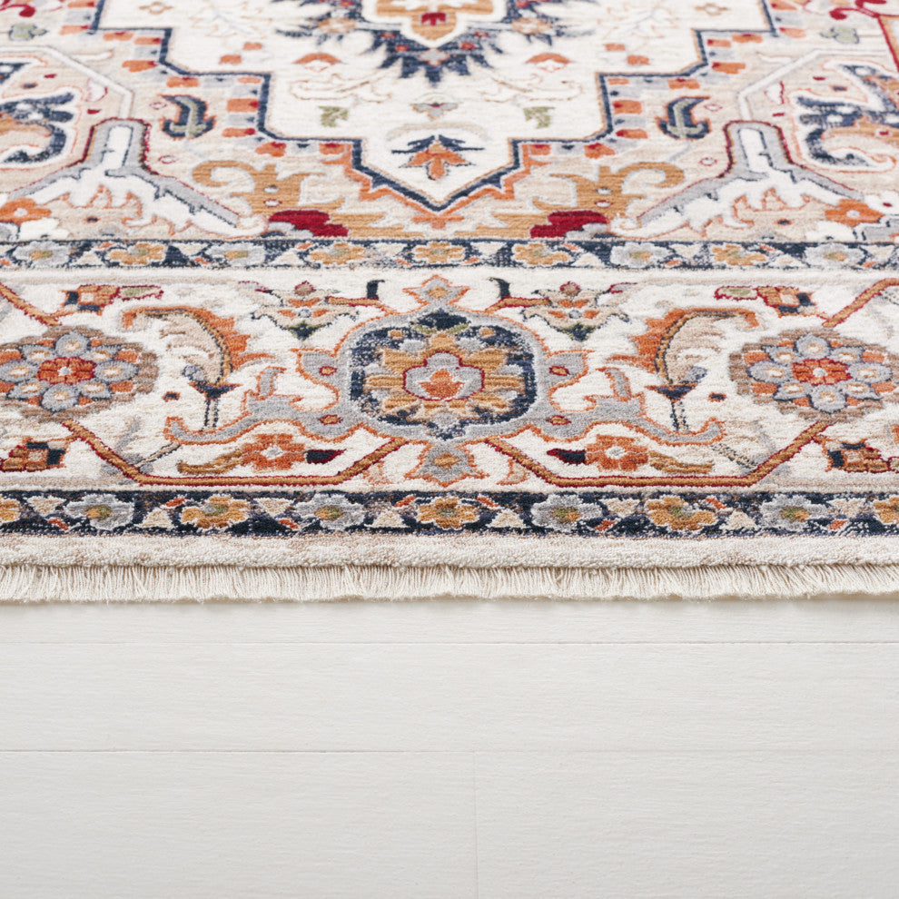 Lauren Ralph Lauren Collection Atwood LRL1119 Rug, Ivory/Beige Red, 9'x13'