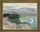 Edgar Degas Landscape With Hills Framed Premium Canvas Print, 28"x21"