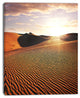 Sahara Desert At Sunset, Landscape Canvas Art Print, 12"x20"