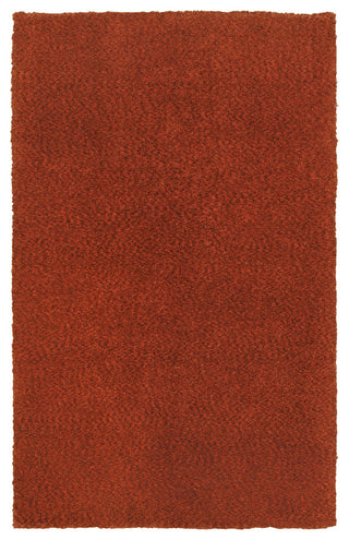 Hailey Heathered Red Hand-Crafted Area Rug, 8'x11'