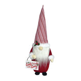 17" Candy Cane Gnome
