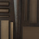 Exos Round Semi-Flush, Bronze Finish, Opal Glass