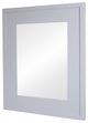 14"x18" Fox Hollow Furnishings Mirrored Medicine Cabinet, Light Gray