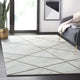 Abani Luna LUN150A Contemporary Marble Gold Lines Area Rug