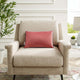 Accent Throw Pillow, Velvet, Red, Modern, Living Lounge Hotel Lobby Hospitality