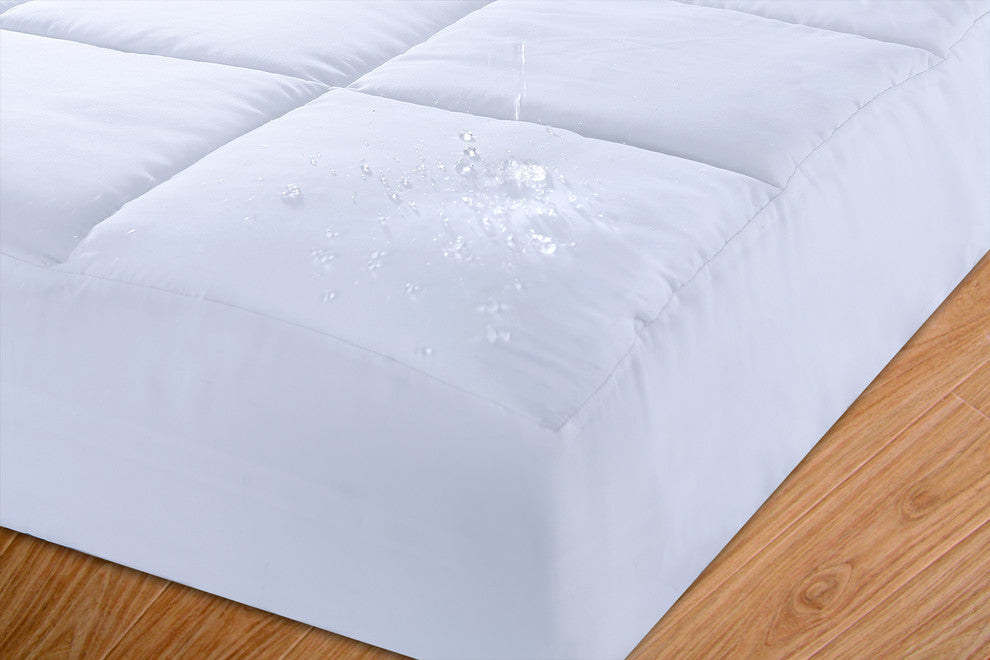 Lotus Home Cotton Water and Stain Resistant Mattress Pad, King