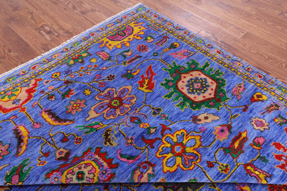 9' 1" X 11' 9" Persian Heriz Serapi Hand Knotted Wool Rug - Q13701