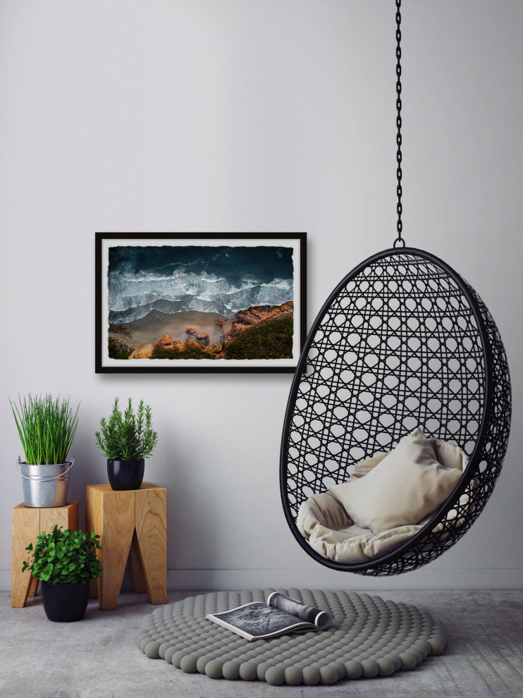 "Backpackers Hideaway" Framed Painting Print, 18x12