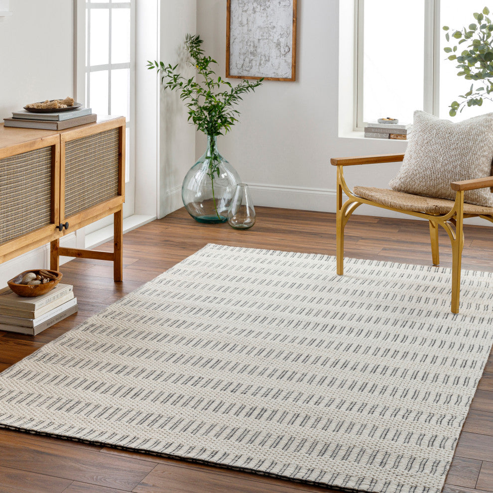 Nevada NVD-2304 Beige Hand Woven 6' x 9' Rug