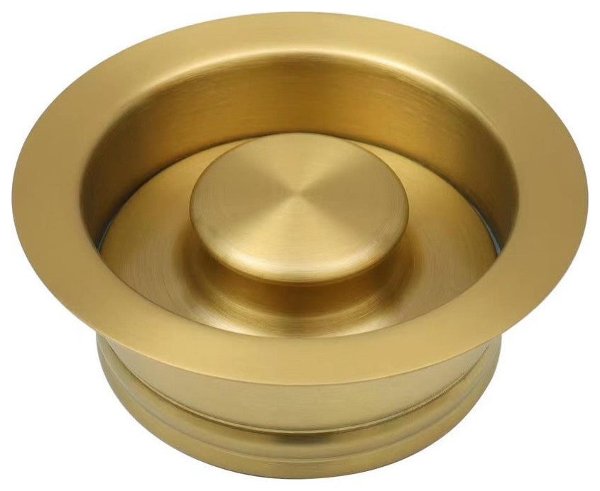 Starstar Kitchen Sink Stopper, Garbage Disposal Flange, Gold, With Cover