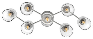 Hinkley Axel Large Adjustable Semi-Flush Mount, Brushed Nickel