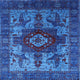 Ahgly Company Indoor Square Mid-Century Modern Area Rugs, 4' Square