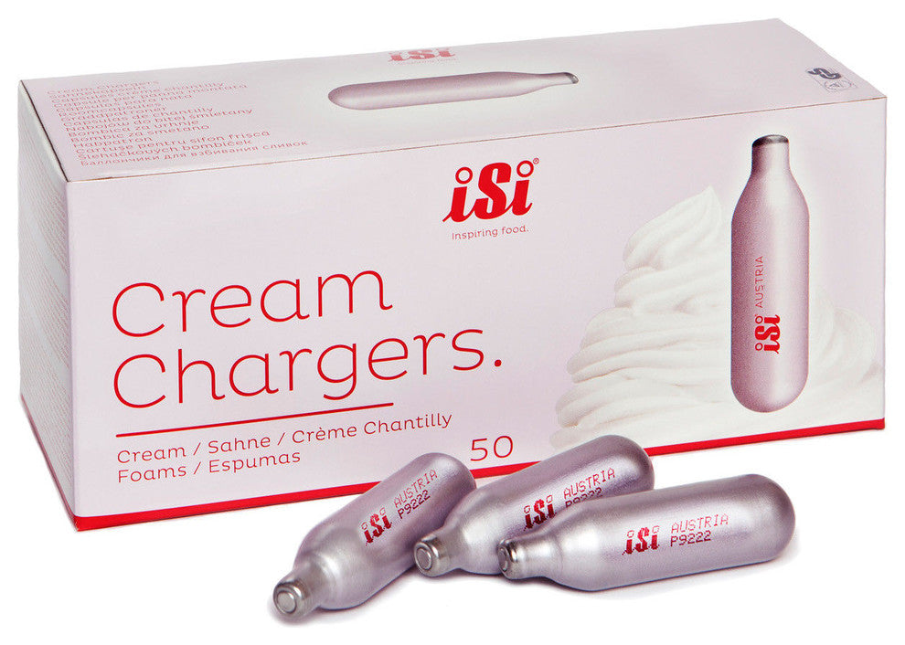 ISI 0085 Cream Chargers Pack Of 50 Contains Approximately