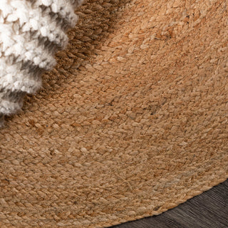Soleil Round Natural Jute Braided Circle, 3' Round