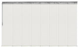 Amour 8-Panel Track Extendable Vertical Blinds 130-175"W