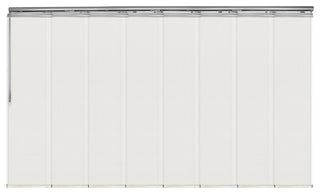 Amour 8-Panel Track Extendable Vertical Blinds 130-175"W