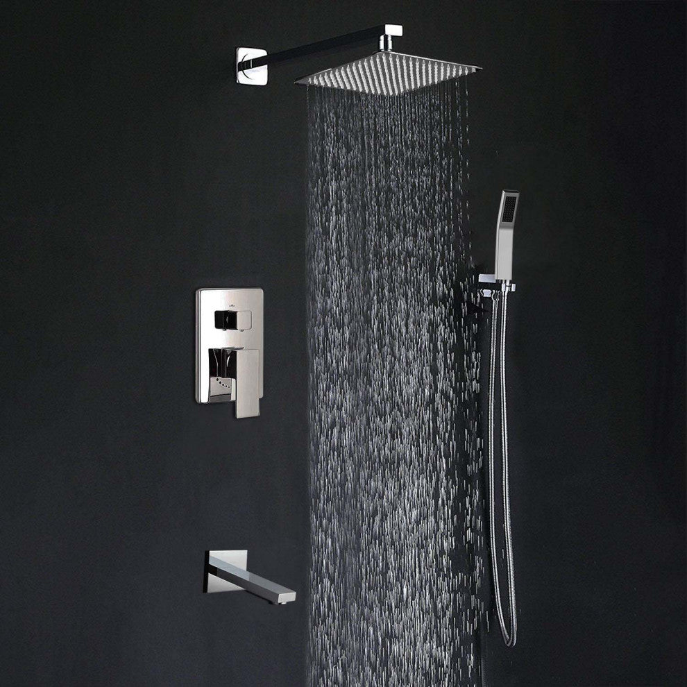 Fontana Perlude Stainless Steel Chrome Shower Set