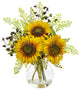 Sunflower Artificial Arrangement in Vase
