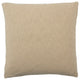 Tordis Solid Pillow 22" Square, Taupe, Polyester Fill