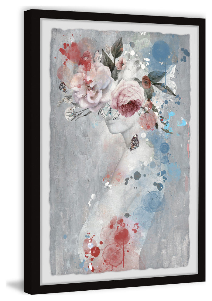 "Darling Be Daring" Framed Painting Print, 20x30