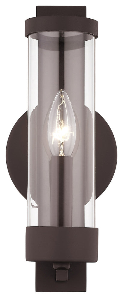 Livex Lighting Castleton 1 Light Bronze ADA Single Sconce